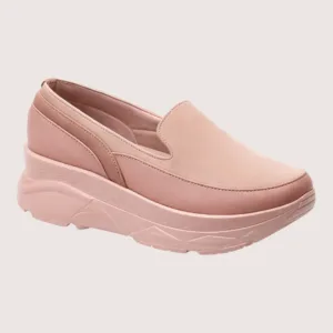 Wedge Loafers Pink